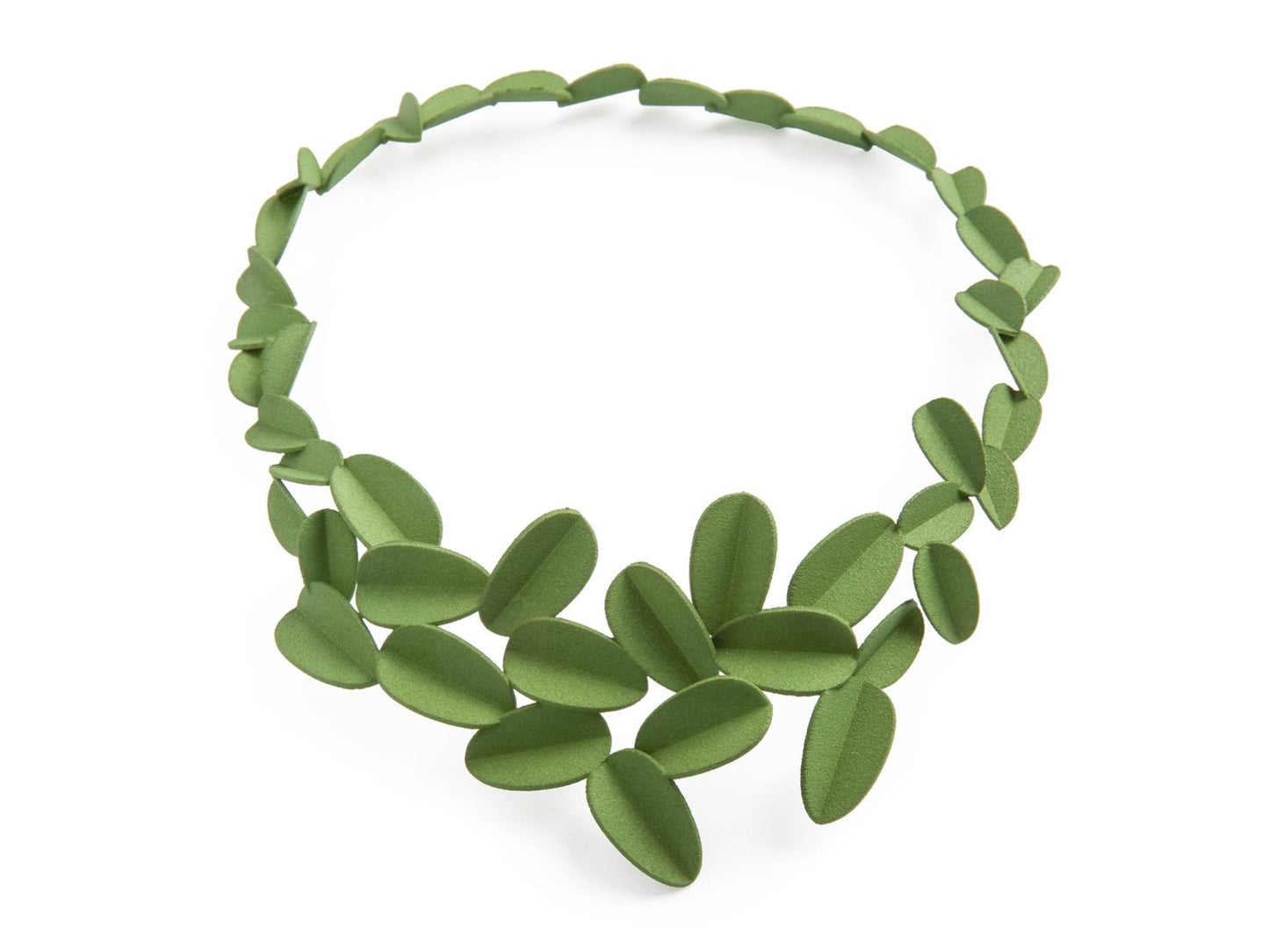 Collana Leaves Verde Olive (Codice: CO LVO 06)
